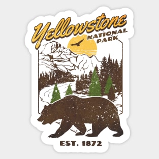 Yellowstone National Park Sticker